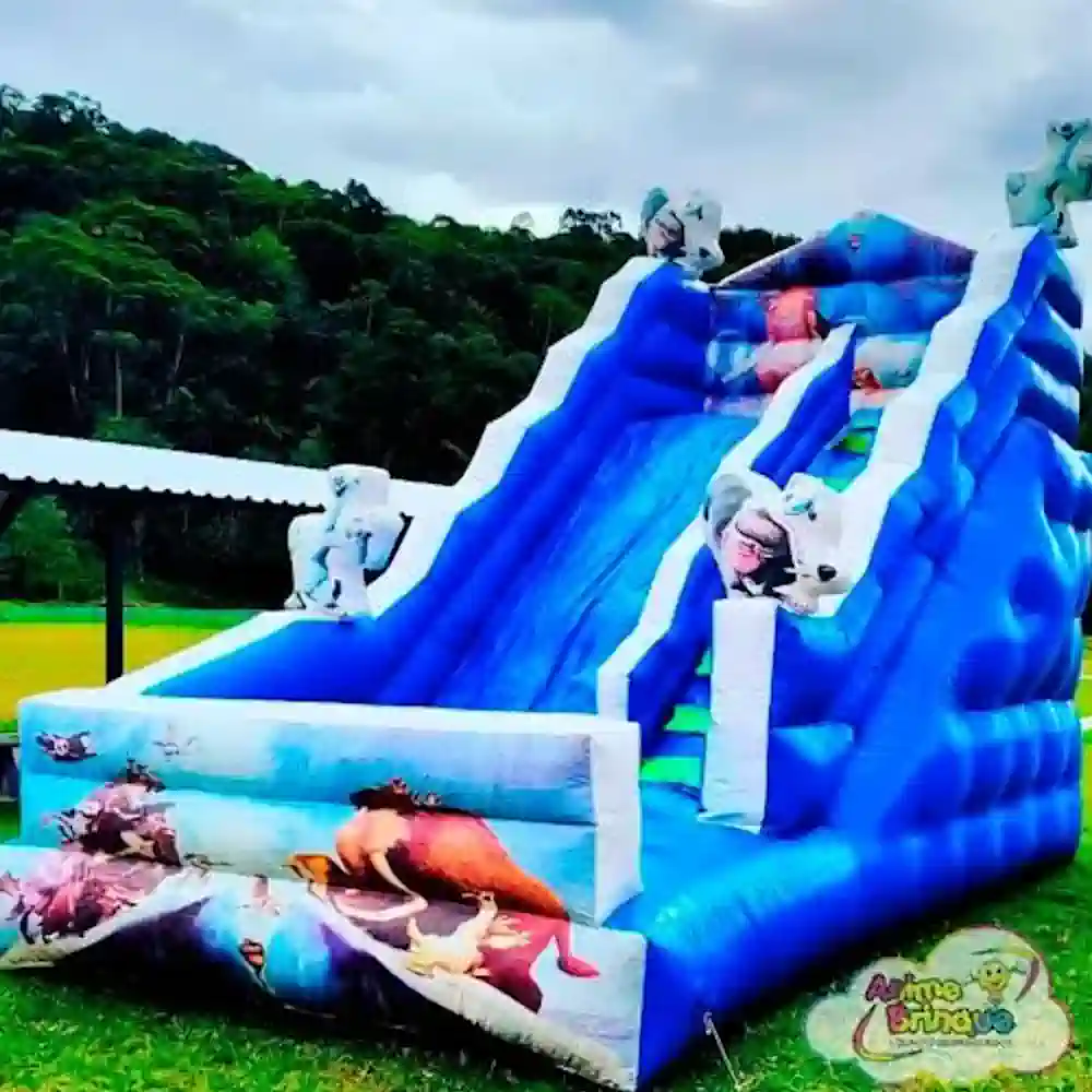 Tobogã Era do Gelo para festas infantis em Palhoça