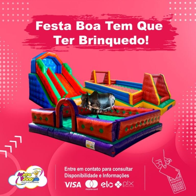 Combo aluguel de brinquedos