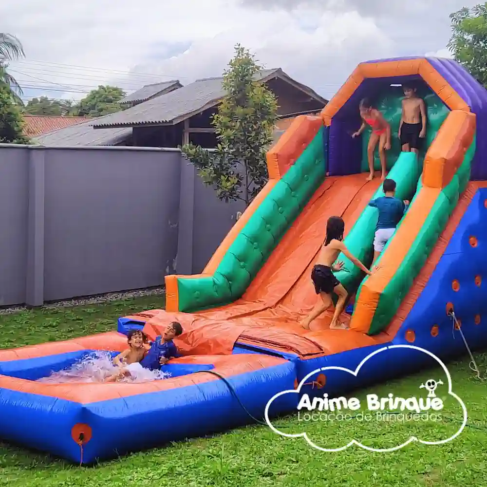 aluguel de brinquedos Toboágua medio biguacu